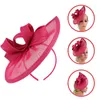 Bandane Cappello di ferro Clip da donna Accessori per capelli Decorazioni per feste Eleganti cappelli da tè Copricapo retrò Fascinator Ornamento Tiara da sposa