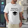 Polos pour hommes University Of The People T-shirt T-shirt personnalisé Chemises Concevez votre propre t-shirt Anime Heavyweight pour hommes