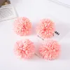 100 pcs/lot fleurs d'hortensia artificielles pour mariage jardin décor à la maison fête de noël bricolage boîte à bonbons Scrapbook boule rose chrysanthème 2244