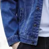 Мужские рубашки качество весенняя осень мужская джинсовая джинсовая рубашка мягкие хлопковые карманы Слим Fit Jeans Cowboy Streetwear Mens Long Elive