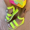 Sandaler damer Sandaler Summer tjock sole spänne öppen tå romerska skor mode utomhus lätt gladiator lyx sandaler mujer 230717
