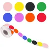 Papier Cadeau 500 Pcs Inscriptible Coloré Dot Coeur Autocollant Adhésif Code Étiquettes Scellant Sacs Enveloppes Cartes Scrapbooking Papier Papeterie