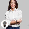 Polshorloges Modieus horloge: casual met riem Vijfpuntig sterpatroon Eenvoudig ontwerp Analoge weergave Cijfers Wijzerplaatarmband