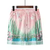 Traccetti da uomo Casablanca Garden Villa Men Donne Short Set T Shrt Hawaii Stupimento in stile Beach Shorts Hip Hop Coppia Casa Casa