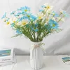 Decorative Flowers Imitation Daisy Home Deco Bouquet Chamomile Wild Chrysanthemum Fake Dried Flower Dutch Ornament Pography Props