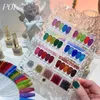 Nail Gel Glitter Reflective Polish Semi Permanent Holographic Sequins Soak Off UV Colorful DIY Art Varnishes 230718