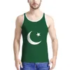 Pakistan nom personnalisé équipe Logo Islam arabe débardeurs pays voyage islamique Pk Nation pakistanais drapeau arabe imprimer Photo vêtements