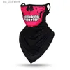 Cycling Caps Masks Men Women Hiking Cycling Face Mask Hanging-ear Skull Bandana Breathable Sports Scarf Summer Balaclava Neck Gaiter Face Shield T230718