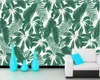 Bakgrundsbilder papel de parede anpassade mörkgröna blad av tropisk växt tapeter väggmålning vardagsrum tv vägg sovrum hem dekor