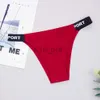 Briefs Panties Other Panties Woman Ice Silk Panties Sport Style Thong Low Waist Alphabet Belt Pants Sexy Ladies Pants x0719