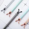 20 pièces/ensemble stylo à bille en métal de mode coréenne cadeau de mariage rotatif personnalisé
