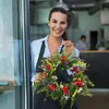 Fleurs décoratives décor guirlande fleur beau printemps et été artificiels pour porte d'entrée ou brindille de la Saint-Valentin