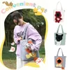 Kattendragers Hondendraagtas Sling Pet Can Show Cats Out Portable Canvas Cute Walking Stuff Animal Back Pack