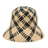 Wide Brim Hats Bucket Hats Raffia Straw Bucket Hat Women Summer Cloche hat Sun Beach Handmade Fashion 230717