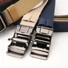 Belts Casual Fashion Nylon Belt Toothless Alloy Automatic Buckle Men's Outdoor Quick Dry Man Gift Wholesale