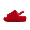 puffer australiska kvinnor WGG Australia Fluffy Slipers Slide Designer Slipper Furry Fluff Yeah Slides Pantoufles Fur Luxury Sandal Zoom