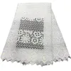 YQ-2106 Fibre de lait dentelle cordon soluble dans l'eau broderie dame robe africaine 5 yards 2023 dernier dîner blanc blanc approprié brillant soirée vêtements de fête