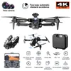 K10 Max Drone Professional 4K HD Три камера Опубликание. Обеспечение аэрофотосъемки Оптическое расход складной квадрокоптер.