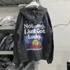 Moletons masculinos com capuz 1 Vetements Oversized Hoodie Men VTM Vintage Washed I Did Nothing Just Got Lucky Women Pullovers 230718