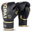 Équipement de protection 8 10 12 14 OZ Adulte Kick Boxing Gants PU Karaté MuayThai Guantes De Boxeo Free Fight MMA Sanda Équipement D'entraînement Pour Hommes Femmes HKD230718