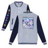 Men's Hoodies Honkai Star Rail 2D Baseball Jacket Capless Sweatshirt Women/Men