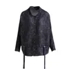 Women's Jackets Autumn Top 2023 Shirt Mother's Dress Fashionable Age Reducing Pleated Large Denim Short Coat