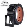 Stropdassen DWTS Koe lederen riem mannen mannelijke echt riem riemen voor gesp fancy vintage jeans cintos masculinos ceinture homme 230718