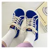 Sandals Designer Canvas Shoe Low Top Sneakers Wide Toe Lace Up Trainers 2023 Girls Red Blue Tenis Plimsolls 230717