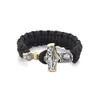 Antique Stainless Steel Thor's Hammer Charm Bracelet Viking Style Braided Paracord Bracelets