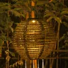 Decorações de jardim 25 cm 10 polegadas luz solar suspensa ao ar livre à prova d'água festiva lanterna de projeção LED iluminação da lâmpada 230717