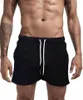 Men's Shorts 2022 Summer Men's Beach Shorts New Simple Fitness Sports Casual Elastic Waist Drstring Male Surfing Board Short Pants S-3X L230719