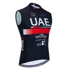 Cycling Shirts Tops UAE Team Cycling Jersey Windbreaker Men Bike Vest Maillot Ropa Ciclismo Pro Bicycl Tshirt Clothing 230718
