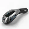 Ręce Zestaw samochodowy Bluetooth Wireless FM Nadajnik radiowy FM modulator mp3 odtwarzacz TF karta USB