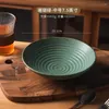 Тарелка Wshyufei Vintage Ceramic Plate Домохозяйство японская посуда суп -лапша овощная посуда кухонная посуда