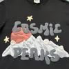 T-shirts pour hommes 23SS Fashion Broken Planet Cosmic Peaks T-shirt en noir de suie 1 Haute Qualité Femmes EU Taille XSXL 230718