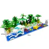 Blocks Jungle Wild Animals Builds Building Compatybilne miasta Lasowe drzewa domowe cegły bazowe zabawki dla dzieci przez lata R230718