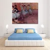 Elegant Canvas Art of Dance Dancers in Light Blue Figurative Edgar Degas Paintings for Contemporary Homes Decor