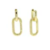 Orecchini pendenti Catena Tunnel e tappi per le orecchie Calibri per barelle Expander Tunnel Plug Body Jewelry Alesatore