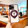 Luxe designer Transparante Magneet Case Voor iPhone 15 14 13 12 11 Pro Max Plus Draadloze Lading Camera Lens honder Covers