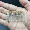 1 2 4 5ML Mini Vials Clear Glass Bottles Jars with Corks Stopper Small Corked Glass Bottle DIY Decoration Empty Little Bottle for Sand Kptw