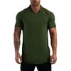 Polos pour hommes Polo Coton Sports Polo Hommes Fashion Tops décontractés Tees Mentes Body Bodybuilding Fitness Polo Homme Camisa 230719