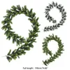 Decoratieve bloemen Kunstmatige Matsuba Leaf Garland Vines Rotan Greenery Wedding Party Decor