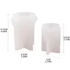 Baking Moulds DIY Soap Molds Candle Conical Tower Shape Silicone Craft Mould For