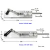 DC 24 V Teleskop-Linearantrieb DIY-Kit Metallgetriebe-Untersetzungsmotor, linearer Hubkolbenmotor 120 U/min, 244 K