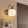 Duvar lambası Modern LED sanat abajur aydınlatma Yatak odası için ev dekorasyonu (ampul olmadan)