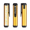 Mini LED Torch, Multifunction LED Spot Light with Side Search light, USB powered, pen size bright lamp for camping hiking