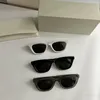 Solglasögon 2023 Luxury Brand Designer Fashion Gentle Hue Men Women Square Acetate Vintage UV400 Sun Glasses With Box 230718