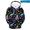 Men's Hoodies Hoodie Men And Women Hawaii Pure Cotton 3D Digital Printing Trend High Street Heavyweight Long Sleeve Sweatshirt