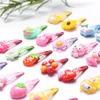 10Pc Lot Envoyer Aléatoire Multicolore Styles Mignons Fleur Dessin Animé Épingles À Cheveux Beaux Enfants Filles Clips Barrettes Bande De Cheveux Accessoires C190102953