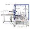 ZONESUN Automatic Vertical Cartoning Machine Box Sealing Equipment Reverse Tuck Carton Star Wheel Packet Packaging ZS-MSZH50L